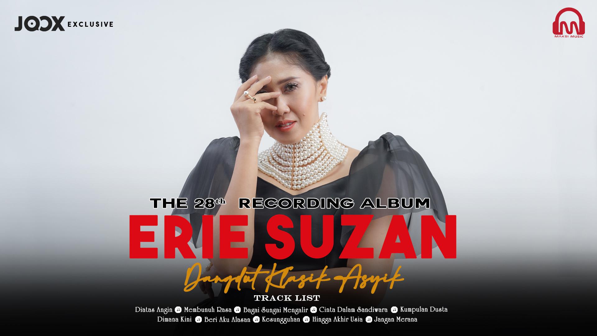 ALBUM KE 28 ERIE SUZAN, MEGHIPNOTIS DENGAN 10 TRACK PESAN CINTA BERANTAI